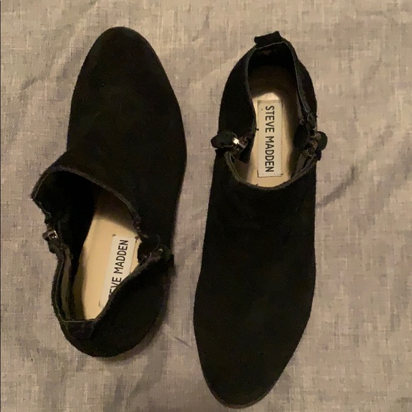 Steve Madden Arper Suede double zip low ankle boot - Picture 2 of 6